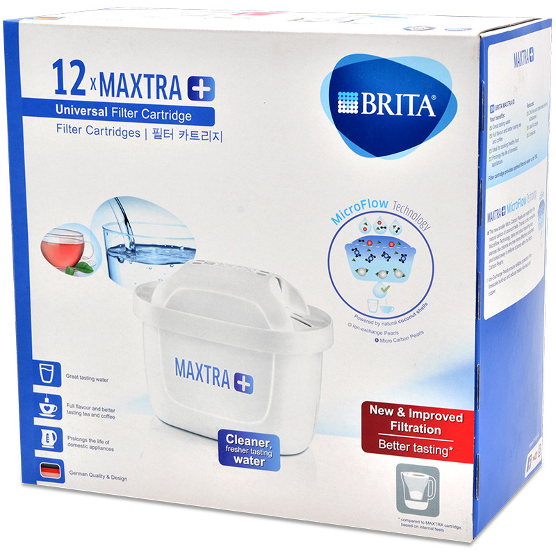 BRITA碧然德 净水器滤水壶Maxtra多效滤芯 全年12只装