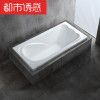 卫浴新款浴缸嵌入式小户型浴盆家用卫生间亚克力浴池空缸+下水 ≈1.7M 默认颜色