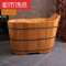 泡澡木桶沐浴桶浴缸洗澡天然橡胶木桶 1.6米标配