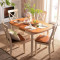 地中海实木餐桌椅组合长方形多功能折叠伸缩小户型美式圆形饭桌 椅子款式备注或联系客服