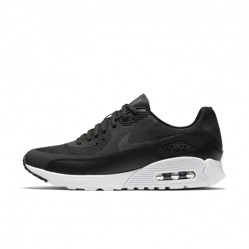 Nike耐克女鞋跑鞋2017夏季新款AIRMAX90运动休闲鞋881106-002 黑/赤铁矿黑/白/黑 38