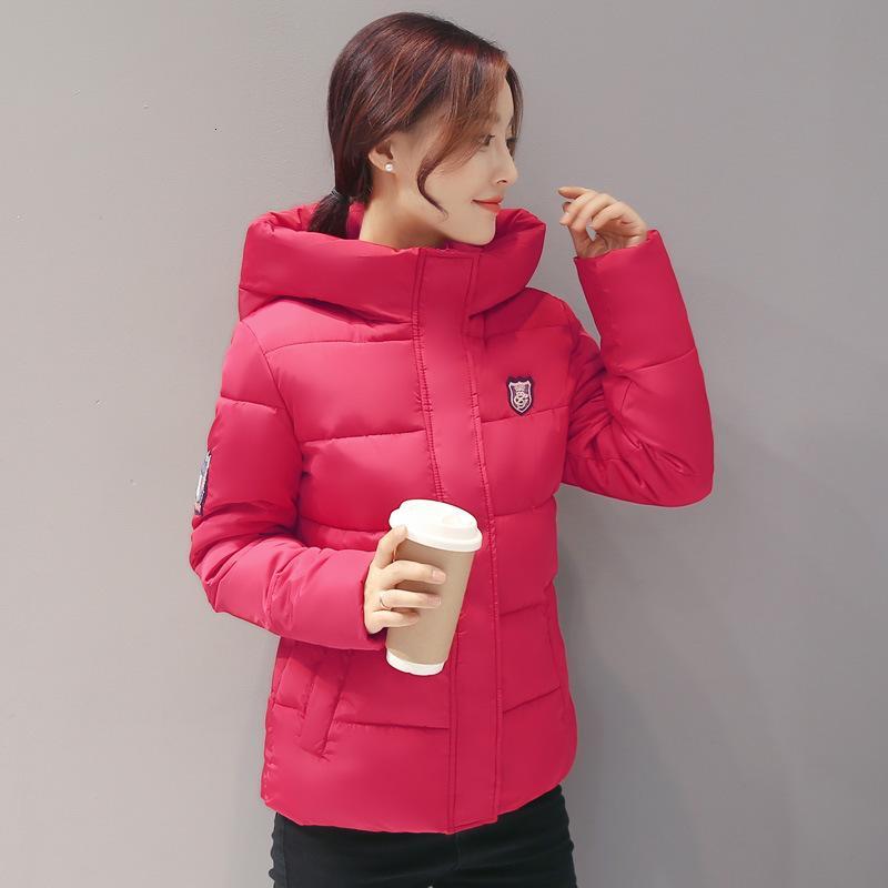 2017冬季新款女装羽绒棉服女韩版短款修身显瘦连帽棉衣外套_5 XL 浅绿色