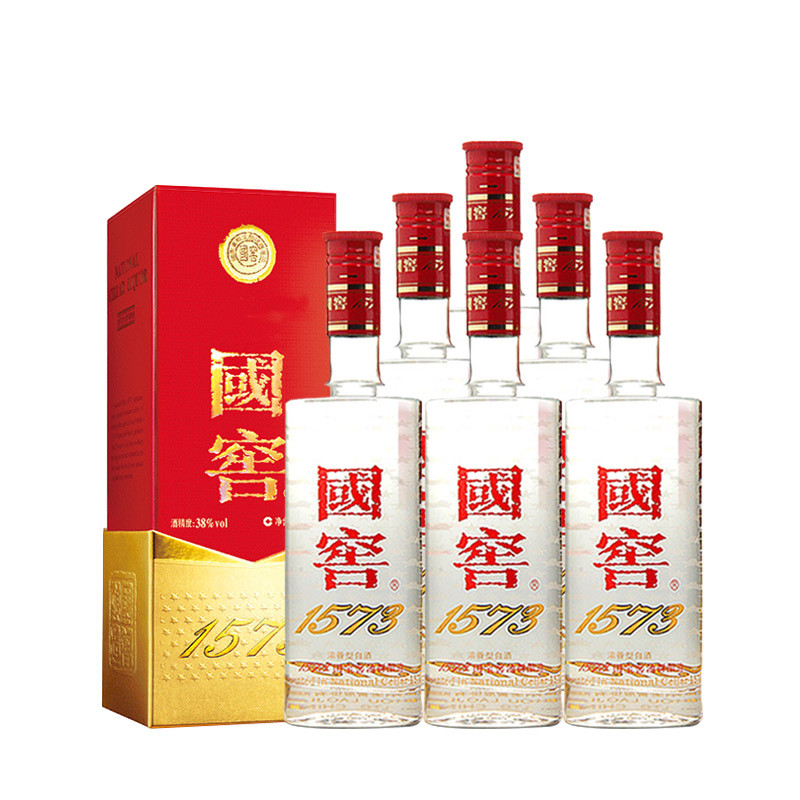 泸州老窖 国窖1573 38度 500ml*6 整箱装 浓香型白酒
