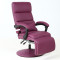美容院专用绿色美容躺椅子可躺面膜体验椅升降电脑椅家用折叠_1 紫色韩皮+圆盘脚
