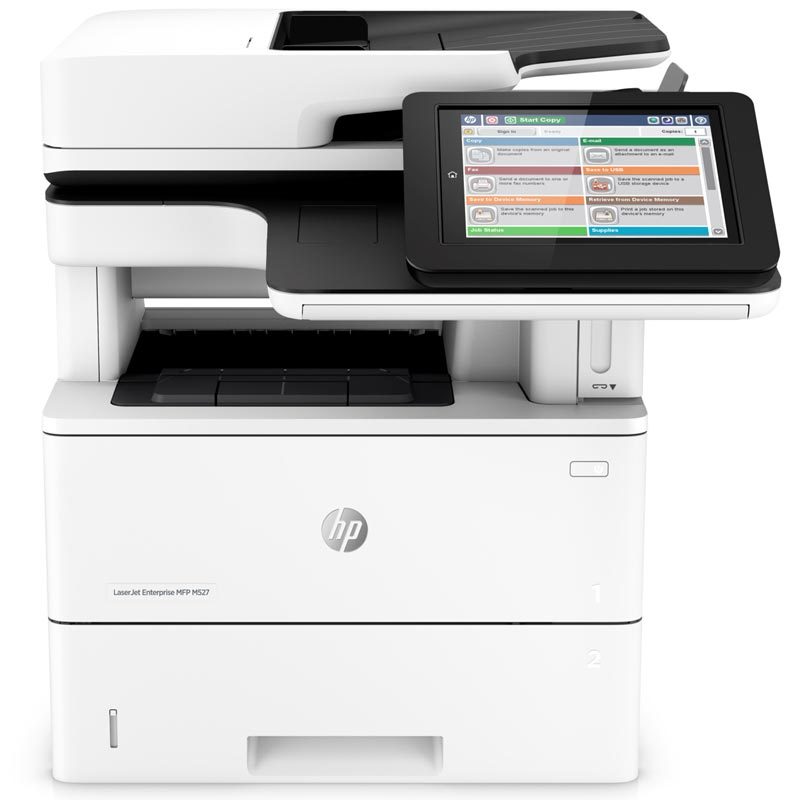 惠普(HP)LaserJet Enterprise MFP M527dn黑白激光三合一多功能一体机（优享服务）