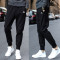 阿迪达斯adidas男裤冬季针织保暖收口小脚裤休闲长裤-BP8742 XXL BK7433