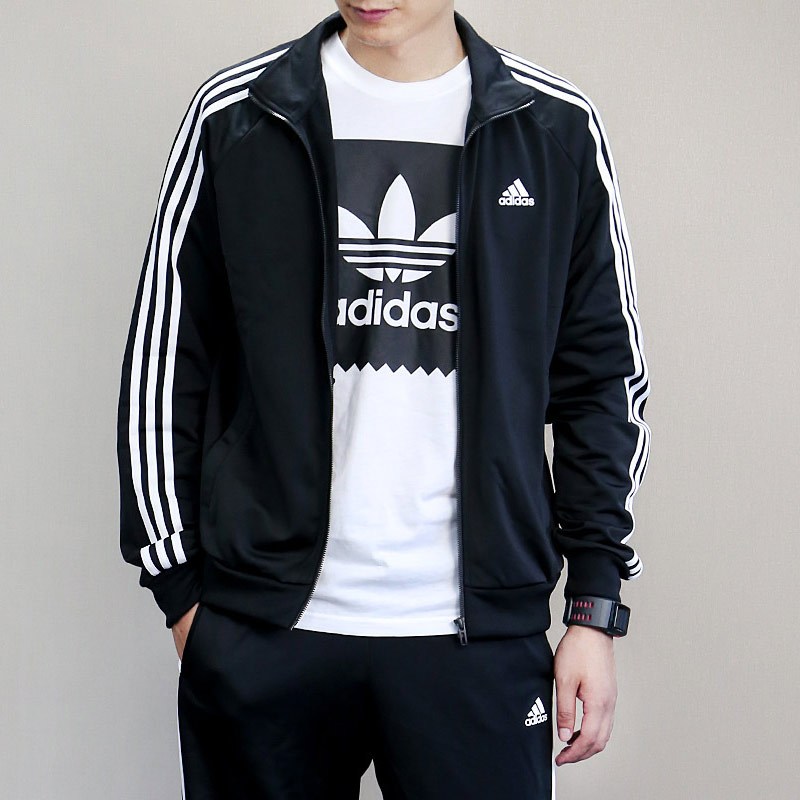 阿迪达斯外套春季针织大码透气运动夹克休闲防风外套-BR1024 S BR1024