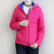 Adidas阿迪达斯女装羽绒服冬季新款运动休闲防风保暖夹克外套 L AH3826