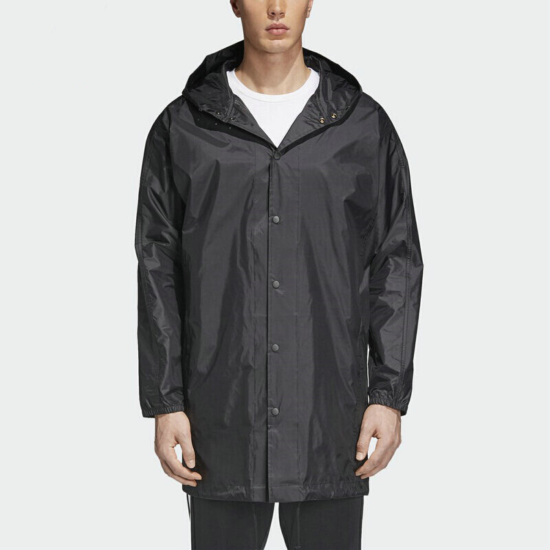 Adidas阿迪达斯三叶草2018春季新款运动休闲连帽防风服夹克外套CW1317 CW1317 L