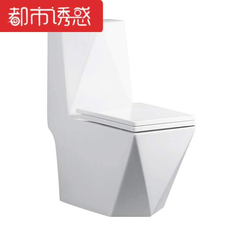 家用抽水马桶钻石普通坐便器坑距250/350直冲大口径墙排座便器A款虹吸地排坑距350MM 默认尺寸 B款直冲地排坑距300MM