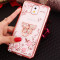 三星note3指环壳印花n9009保护套n9002潮女n9008v软壳n9005手机壳 蝴蝶结-金