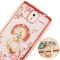 三星note3指环壳印花n9009保护套n9002潮女n9008v软壳n9005手机壳 蝴蝶结-玫瑰金