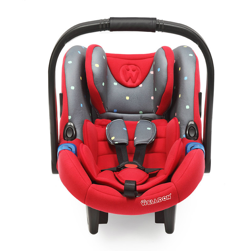 惠尔顿（welldon）汽车儿童安全座椅婴儿提篮 小皇冠（0-15个月）祈福苹果红
