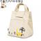 运动户运动户帆布野餐包饭盒袋手提大号保温便当袋饭盒包手提包保温袋_4 卡通图案