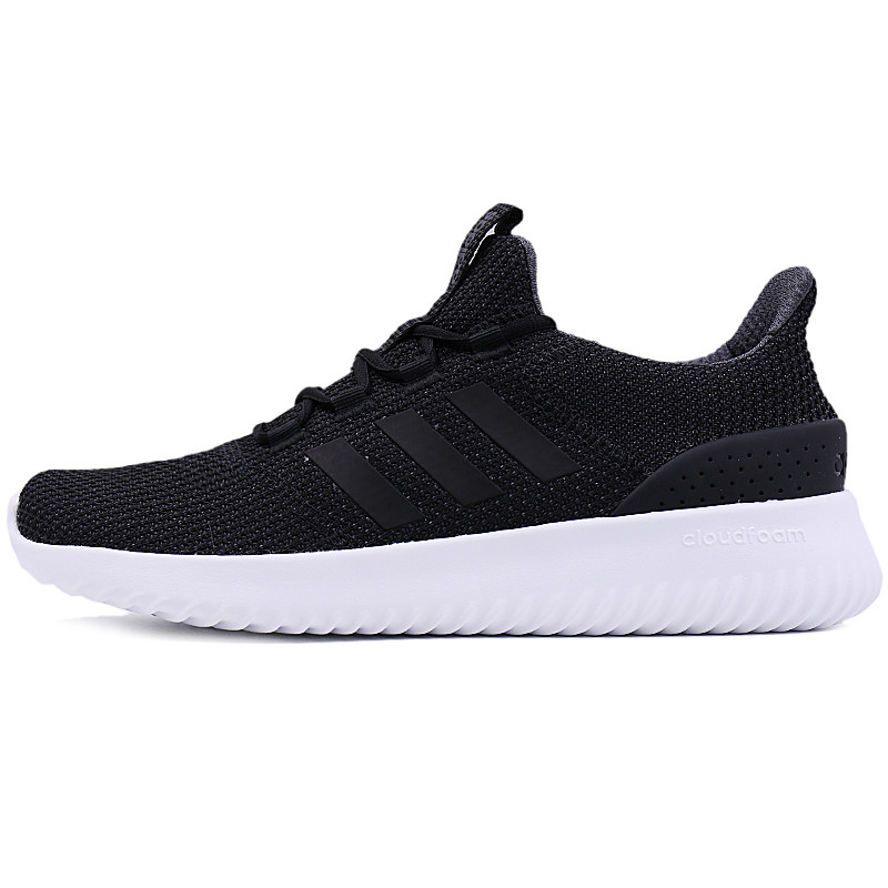 adidas阿迪达斯男鞋板鞋2018春季新款运动鞋低帮休闲鞋-CG5800 1号黑色/1号黑色/石墨黑 42.5