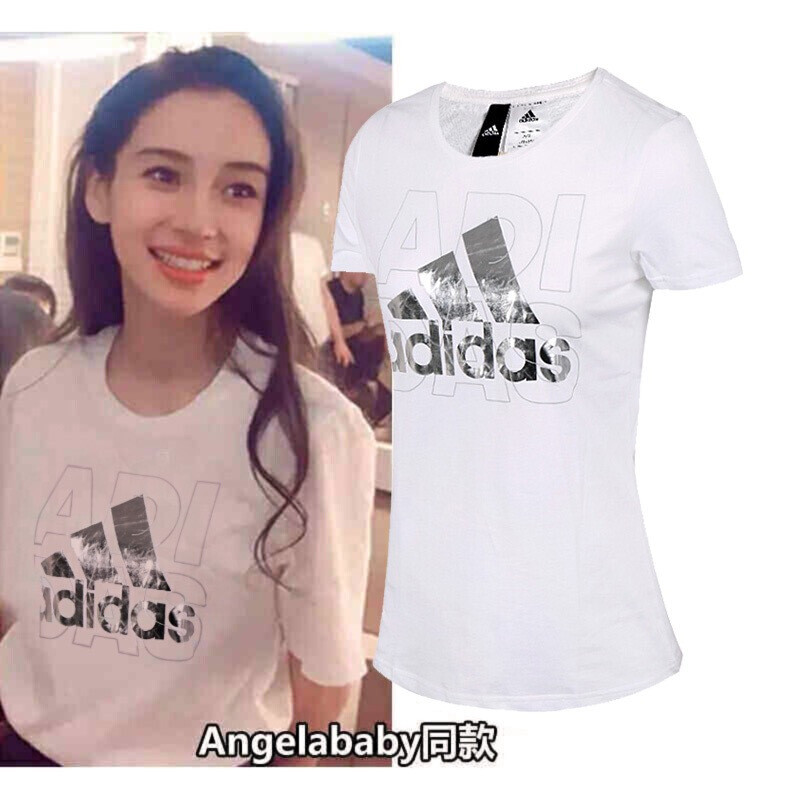 Adidas阿迪达斯女装2017夏新款运动训练透气休闲短袖T恤BP8398 XL 默认颜色