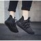 Adidas阿迪达斯女鞋2017冬季新款三叶草缓震耐磨小椰子运动休闲鞋BZ0629 黑色 37