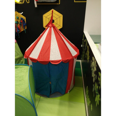 勒克斯塔儿童帐蓬玩具马戏团帐篷小房子游戏屋城堡 红色白色