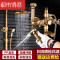 仿古花洒套装全铜水龙头欧式全铜仿古花洒淋浴复古水龙头8038定制 *系统默认上门安装收费如不需要请勾掉上门安装勿拍*