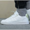 adidas阿迪达斯NEO女鞋2018新款全白鞋小白鞋运动休闲板鞋-DB0894 亮白/航空绿 38.5