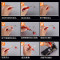 洋子（YangZi）iphone44S55S6plus拆机工具套装三星小米苹果手_1 5合1【黑色】