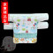 洋子（YangZi）苜蓿园品牌家装4层吸汗巾垫背巾纯棉巾隔汗巾超大号大人老人孕妇六_1 6层成人吸汗巾-蓝条纹