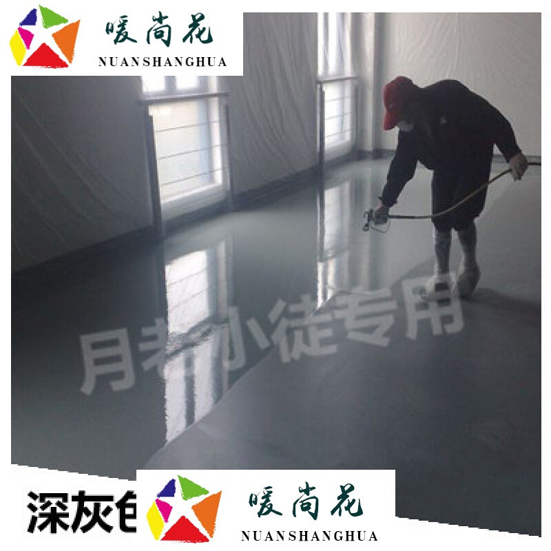 洋子（YangZi）水性环氧树脂地坪漆室内水泥地面漆自流平地板漆耐磨防水地漆油漆卡其色其他_1 深灰色