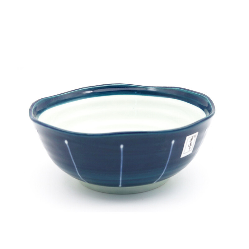 洋子（YangZi）日居仕日式创意水墨家用陶瓷器餐具碗具套装菜碟碗盘餐具套装_1 5.5寸荷口碗