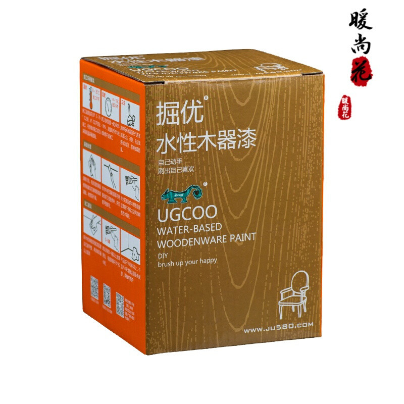 洋子（YangZi）掘优水性木器漆仿古木纹漆做旧红木白色家具翻新油漆复古透明清漆_1 透明清漆