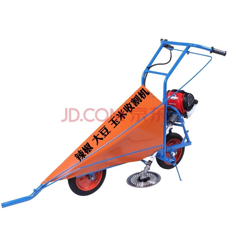 洋子（YangZi）四冲程小型玉米收割机秸秆割晒机辣椒大豆黄豆全新农用收割机_1 宗申四冲程小旋风S35（平地款