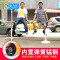 洋子（YangZi）移动式舞蹈把杆压腿杆家用成人儿童健身房幼儿园升降把杆 粉色2.5米把杆+两个移动大底座