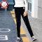 女童裤子加绒加厚冬新款2017潮12-15岁中大儿童丝绒休闲运动裤PBK17557 黑色（17557白毛球）（偏小一码） 175cm