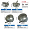 洋子（YangZi）不锈钢猪用饮水碗兽用不锈钢仔猪饮水槽自动饮水器水嘴养猪设备 加厚特大号（圆形水碗）
