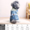 狗狗衣服秋冬装泰迪比熊法斗雪纳瑞幼犬宠物四脚衣小型犬猫咪衣服多色多款多功能宠物用品宠物服饰_2 绿
