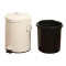 欧式四款彩色加厚垃圾桶家用脚踏美式复古厨房卫生间客厅邮筒_5 粉色马桶刷