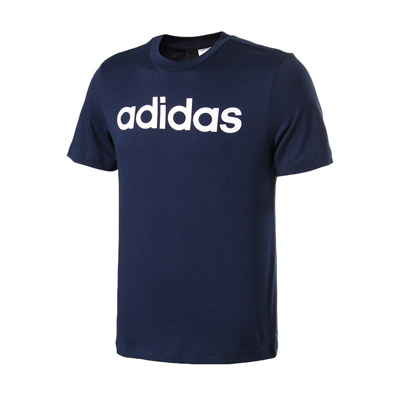 Adidas/阿迪达斯 男子运动服 2018新款 运动休闲服圆领短袖T恤 CG2265 CW3590 CW3589 CW3590蓝色 S