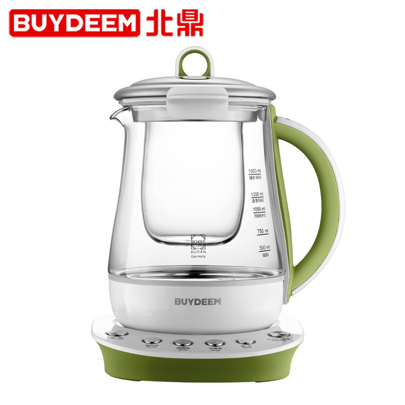 北鼎(buydeem)燕窝炖养生壶K142 抹茶绿1.5L