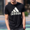 Adidas阿迪达斯男装新款运动休闲透气圆领短袖T恤-CD4864 L 默认颜色