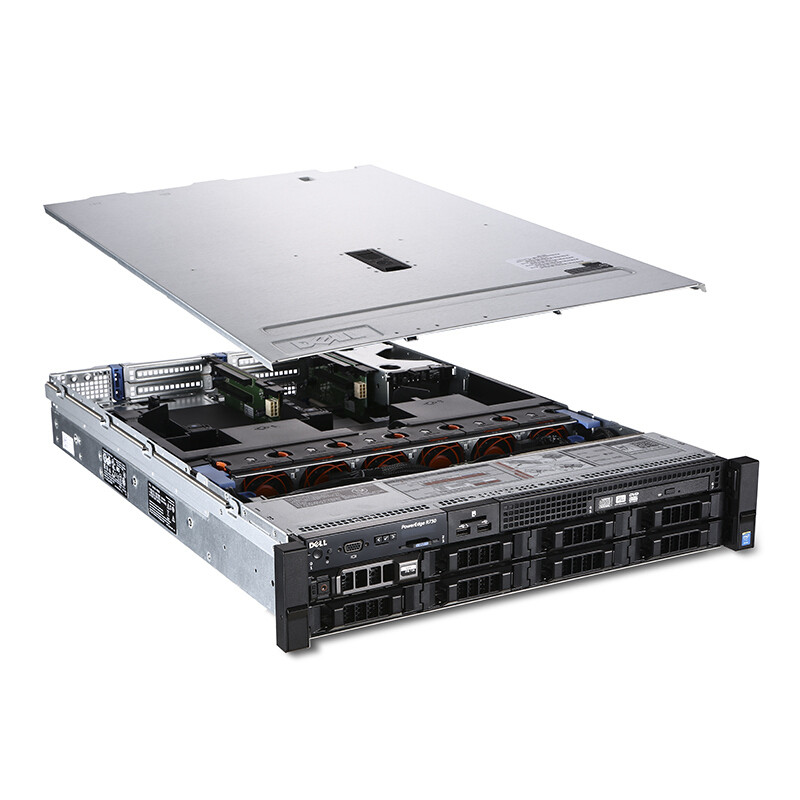 戴尔(dell)r730 机架式电脑服务器主机e5-2630v4 10核20线程8g内存300