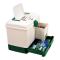 多功能家庭保健箱救急箱医药箱纳箱家用药物收纳盒箱（A637）_2 绿+白