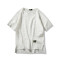 丹杰仕夏装短袖T恤男夏季欧美街头风学生半袖衫宽松圆领体恤打底衫 3XL 白色