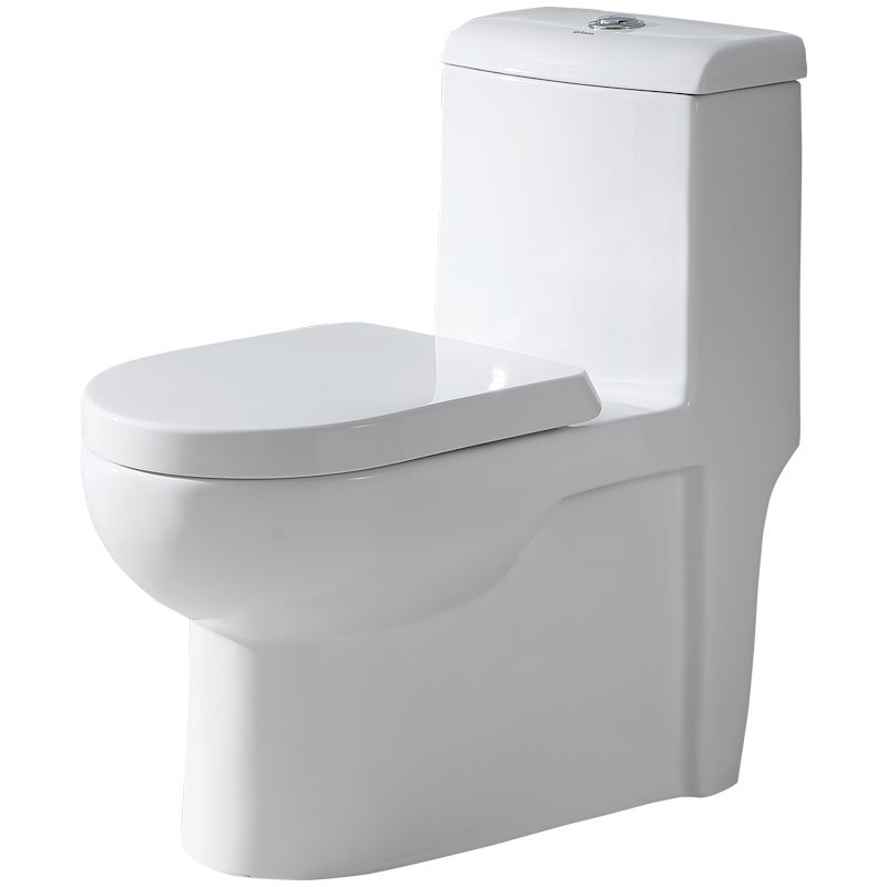 欧路莎虹吸连体式坐便器普通马桶节水型全管道施釉表面不挂污易清洁