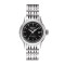 天梭(TISSOT)卡森系列自动机械时尚休闲商务黑盘钢带女士手表T085.207.11.051.00 黑色