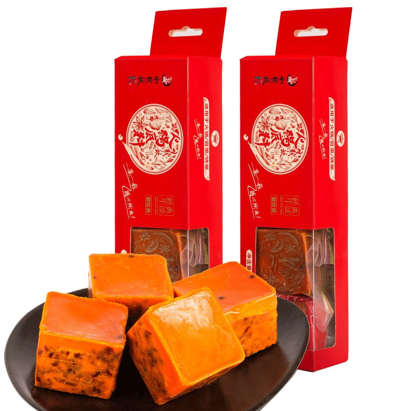 小龙坎牛油火锅底料颗粒装4颗*80g麻辣香锅麻辣烫调料重庆四川特产火锅底料