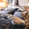 南极人纯棉四件套全棉床品套件1.8m床上用品被套床单4件套1.8米W 1.5m（5英尺）床 一抹清香棉