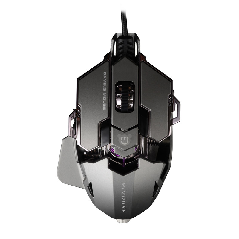 咪鼠科技 MiMouse GM 金属机械游戏鼠标 吃鸡鼠标 绝地求生压枪宏鼠标