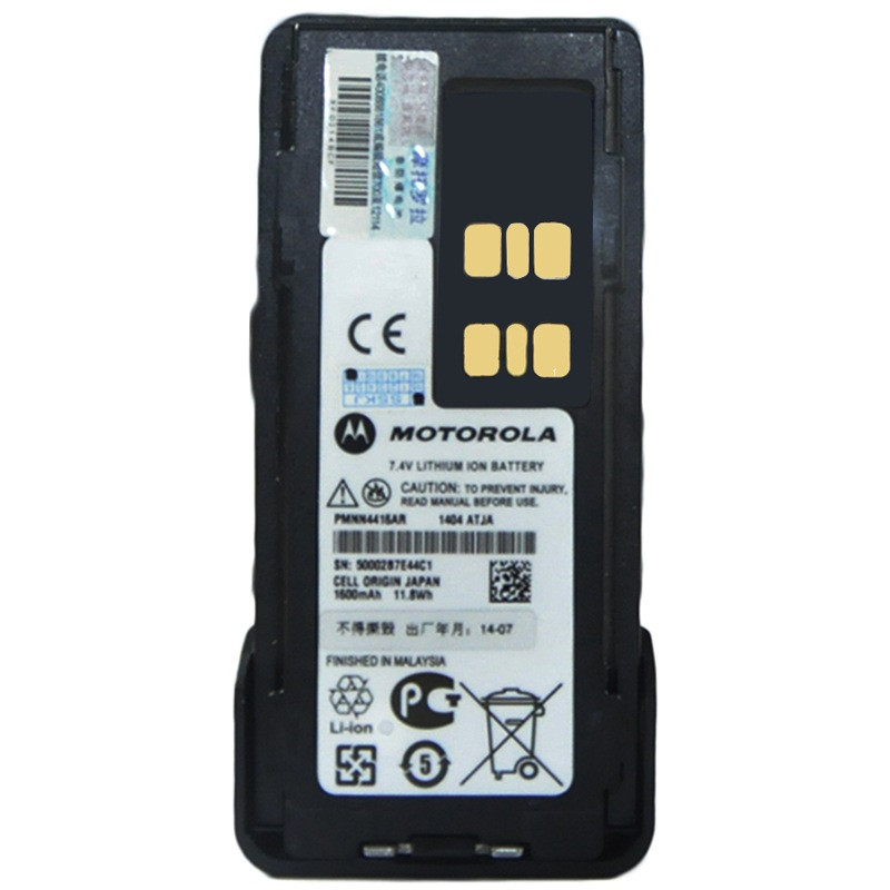 摩托罗拉(MOTOROLA)NNTN4497 对讲机锂电池2250MAH配GP3188/GP3688/P3688 黑色
