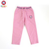 安笛贝乐品牌女童春秋裤子男童纯棉运动裤宝宝儿童休闲长裤中小童粉色针织裤90-130cm 粉色 120#适合身高115-120cm