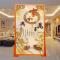 淮木（HUAIMU）中式屏风实木座屏现代屏风隔断客厅办公餐厅茶楼半透座屏120*180CM_1 100*180CM(实木)