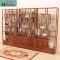 淮木（HUAIMU）博古架实木中式多宝阁仿古客厅置物架古董架展示架榆木茶叶陈列架三组合+木_9 三组合+木架包装